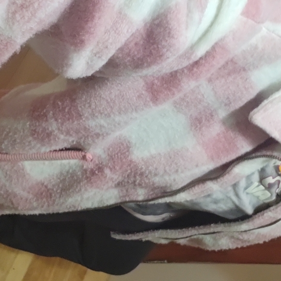 Universal Thread pink plaid coat - Picture 4 of 5